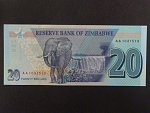 ZIMBABWE, 20 Dollars 2020, BNB. B195a