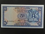 UGANDA, 5 Shillings 1966, BNB. B101a, Pi. 1