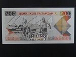 TANZANIE, 200 Schillingi 1993, BNB. B124a, Pi. 25