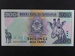 TANZANIE, 500 Schillingi 1997, BNB. B129a, Pi. 30