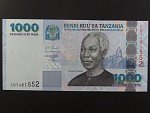 TANZANIE, 1000 Schillings 2006 klopa zleva, BNB. B135b, Pi. 36