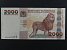 AFRIKA - TANZANIE, 2000 Schillings 2003, BNB. B136a, Pi. 37