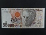 BRAZÍLIE, 50 Cruzeiros 1993, BNB. B859a, Pi. 237