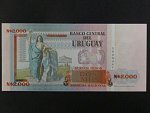 URUGUAY, 2000 Nuevos Pesos 1989, BNB. B533a, Pi. 68