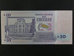 URUGUAY, 10 Pesos uruguayos 1998, BNB. B544a, Pi. 81