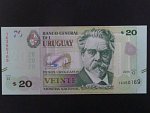 URUGUAY, 20 Pesos uruguayos 2015, BNB. B552a, Pi. 93