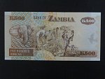 ZAMBIE, 500 Kwacha 1992, BNB. B140a, Pi. 39