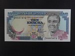 ZAMBIE, 10 Kwacha 1989, BNB. B132a, Pi. 31, varianta podpisu