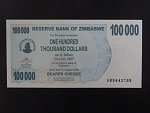 ZIMBABWE, 100.000 Dollars 2006, BNB. B139b, Pi. 48