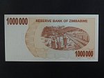 ZIMBABWE, 1.000.000 Dollars 2008, BNB. B144a, Pi. 53