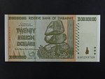 ZIMBABWE, 20 mld Dollars 2009, BNB. B177a, Pi. 86