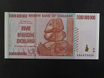 ZIMBABWE, 5 mld Dollars 2008, BNB. B175a, Pi. 84