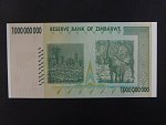 ZIMBABWE, 1 mld Dollars 2008, BNB. B174a, Pi. 83