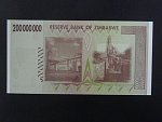 ZIMBABWE, 200 mil Dollars 2008, BNB. B172a, Pi. 81