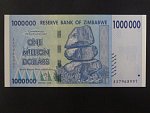 ZIMBABWE, 1 mil Dollars 2008, BNB. B168a, Pi. 77