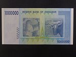 ZIMBABWE, 1 mil Dollars 2008, BNB. B168a, Pi. 77