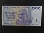 ZIMBABWE, 100 000 Dollars 2008, BNB. B166a, Pi. 75