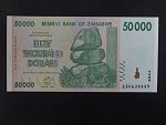ZIMBABWE, 50000 Dollars 2008, BNB. B165a, Pi. 74