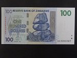 ZIMBABWE, 100 Dollars 2007, BNB. B160a, Pi. 69