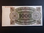 Německo, 1000 RM 1924 série A, podtiskové písmeno R, Ba. D9