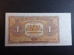 1 Kčs 1953 série VN, tiskárna STC Praha, větší číslovač 3,5mm