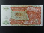 ZAIRE, 50 Nouveaux Makuta 1993, BNB. B134a, Pi. 51