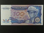 ZAIRE, 100 Zaires 1988, BNB. B118a, Pi. 33