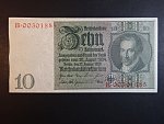 Německo, 10 RM 1929 série B, válečné vydání, Ba. D2d