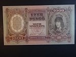 Maďarsko, 1000 Pengö 1943 série F 058, Ba. H12