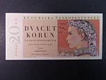20 Kčs 1.5.1949, série B 22 s perf. 