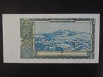 50 Kčs 1953 série BE, tiskárna Goznak Moskva, perf. 3md do obloučku