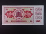 100 Dinara 1965 - velký 7-mi místný číslovač,, BNB. B412c, Pi. 90