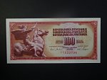 100 Dinara 1965 - velký 6-ti místný číslovač, BNB. B412b, Pi. 80