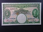 MALAJSKO, 5 Dollars 1941, BNB. B113a, Pi.12