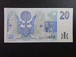 20 Kč 1994 série B 41 proužek vlevo