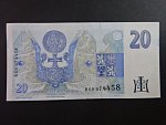 20 Kč 1994 série B 69 proužek vlevo