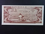 KUBA, 10 Pesos 1970 anulát s přeriskem SPECIMEN, BNB. B826ds, Pi. 104