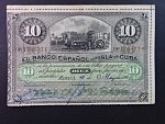 KUBA, 10 Pesos fuertes 1896, BNB. B307c, Pi. 49