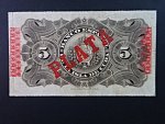 KUBA, 5 Pesos 1896 červeně PLATA, BNB. B306b, Pi. 48
