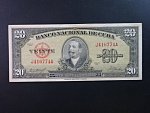 KUBA, 20 Pesos 1958, BNB. B804b, Pi. 80