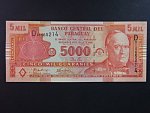 PARAGUAY, 5000 Guaranies 2005, BNB. B841a, Pi. 223a