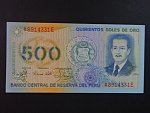 PERU, 500 Soles de Oro 1982, BNB. B443a, Pi. 125A