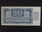 20 Kčs 25.2.1953 série A 01 000000 novotisk vydaný STC ve spolupráci s ČNB, papír s vodoznakem, kvalitní tisk, dárkový obal
