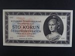 100 Kčs 1945 série B 34 perf. 3md do obloučku