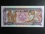 MOZAMBIK, 5000 Meticais 1989, BNB. B218a, Pi. 133