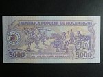MOZAMBIK, 5000 Meticais 1989, BNB. B218a, Pi. 133