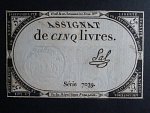 5 Livres 1793 podpis Sal, BNB. B713, Pi. A76