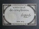 5 Livres 1793 podpis Loquet, BNB. B713, Pi. A76