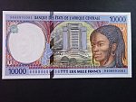 STŘEDOAFRICKÉ STÁTY-STŘEDOAFRICKÁ REPUBLIKA, 10000 Francs 1994, BNB. B105Fa, P305Fa