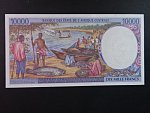 STŘEDOAFRICKÉ STÁTY-STŘEDOAFRICKÁ REPUBLIKA, 10000 Francs 1994, BNB. B105Fa, P305Fa